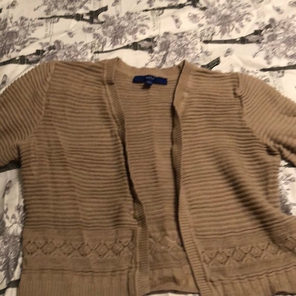 Apt. 9 size medium open front cropped cardigan - Picture 1 of 4